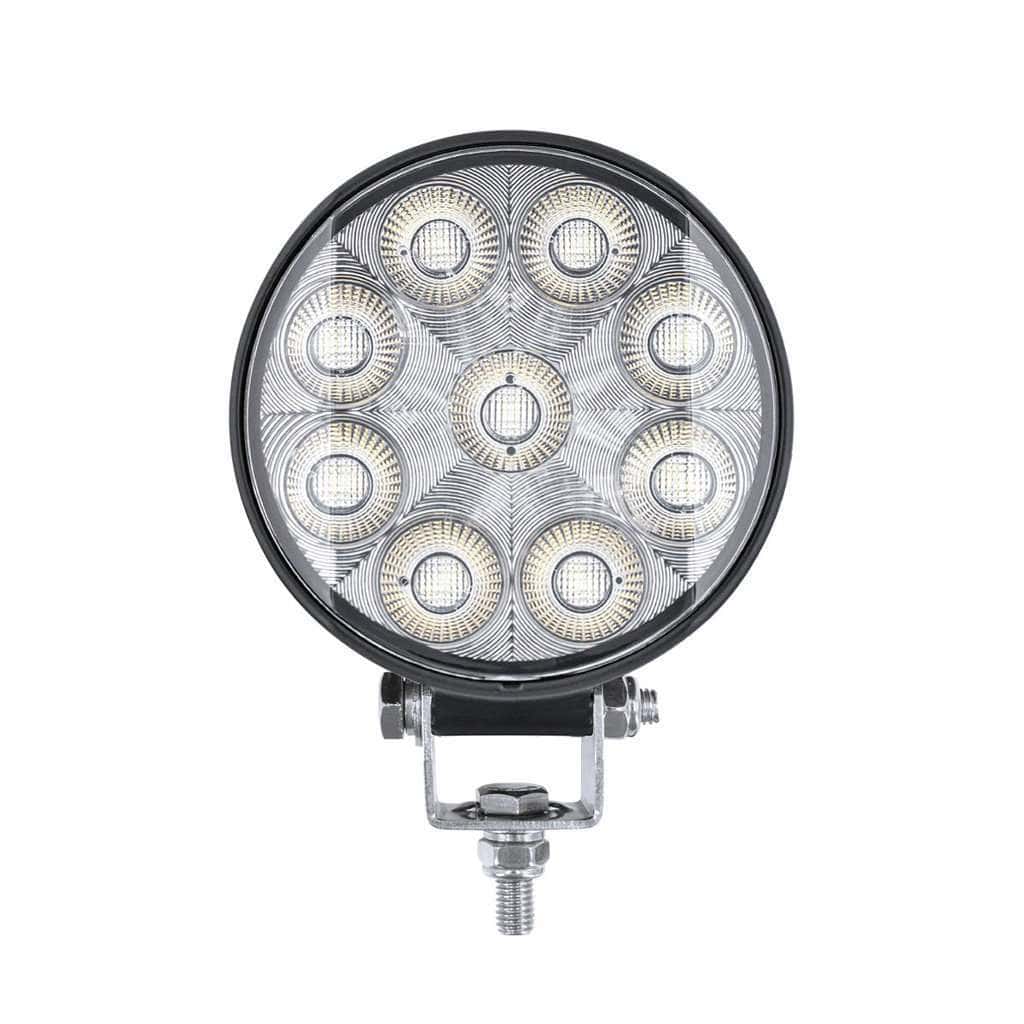9 LED High Power 3-7/8" Round Work Light – Flood Beam