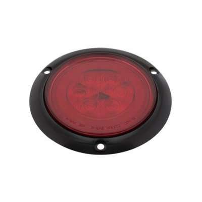 21 Led 4&Quot; Flange Mount Glolight (Stop/Turn/Tail) – Red Led/Red Lens 4 21 LED 4" Flange Mount GloLight Stop/Turn/Tail – Red LED/Red Lens