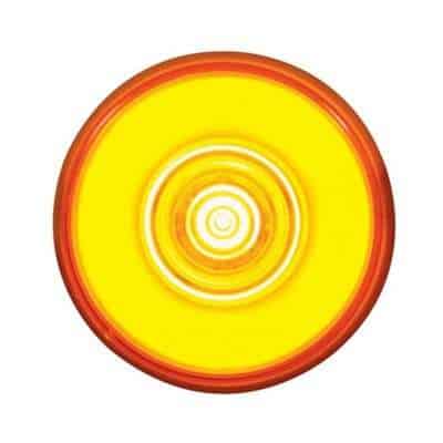 6 Led 2&Quot; Round Glolight (Clearance/Marker) - Amber Led/Amber Lens 1 6 LED 2" Round GloLight (Clearance/Marker) - Amber LED/Amber Lens