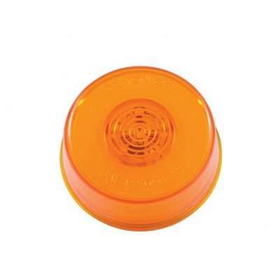 6 Led 2&Quot; Round Glolight (Clearance/Marker) - Amber Led/Amber Lens 3 6 LED 2" Round GloLight (Clearance/Marker) - Amber LED/Amber Lens
