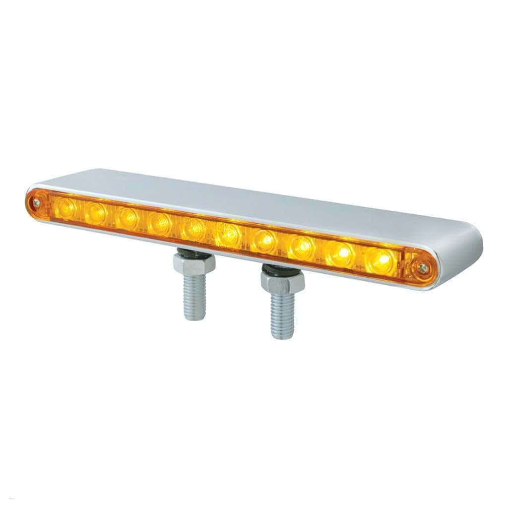 20 LED 9" Double Face Light Bar-Amber LED