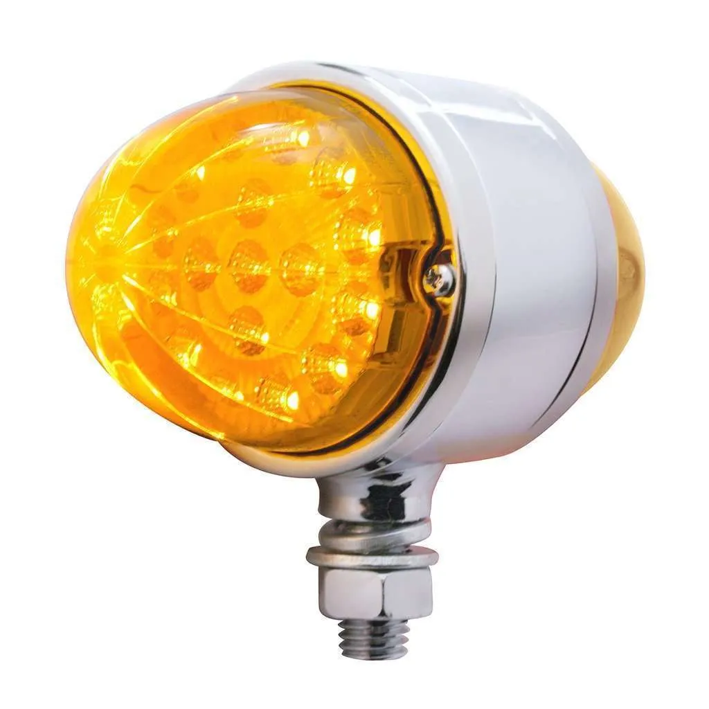 17 LED Dual Function Reflector Double Face Light – Amber
