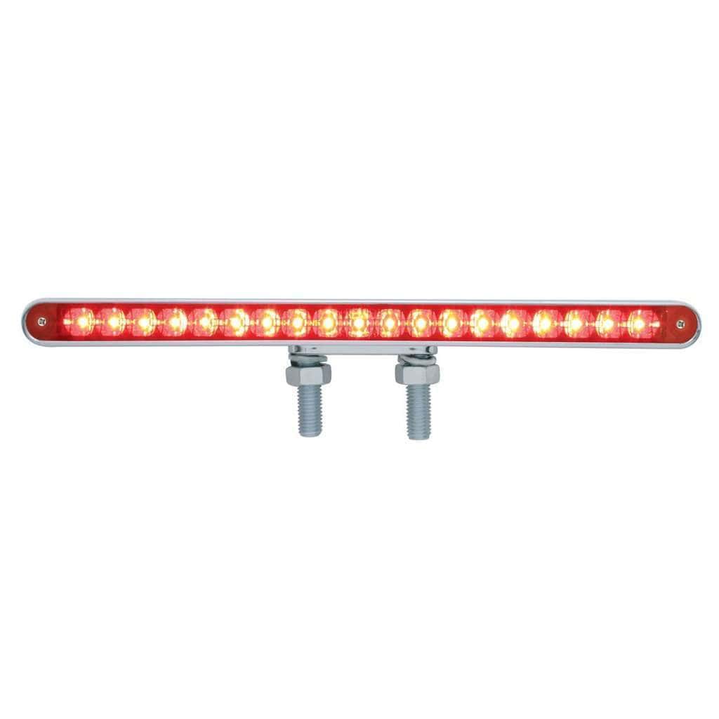 38 Led 12&Quot; Reflector Double Face Light Bar-Amber/Red Led 3 38 LED 12" Reflector Double Face Light Bar-Amber/Red LED