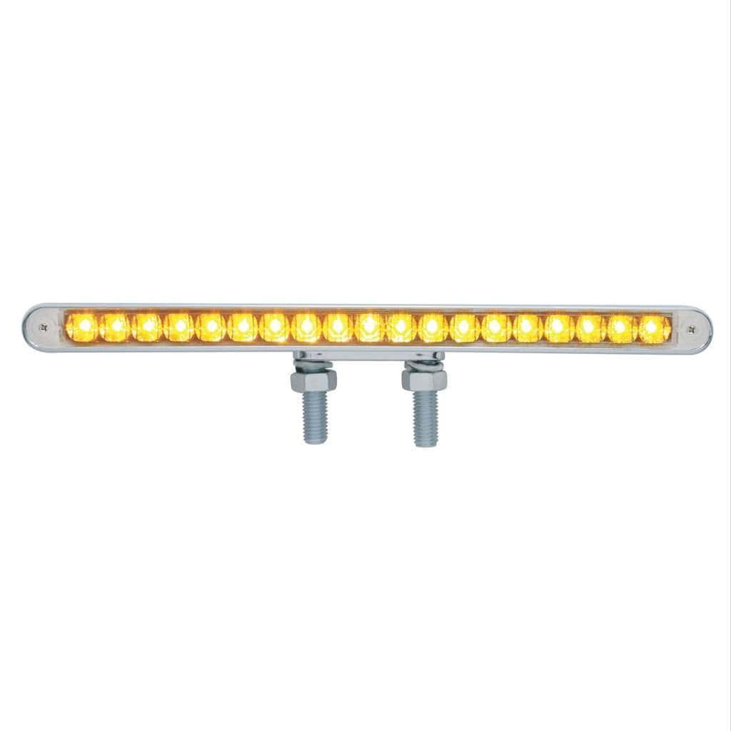 38 Led 12&Quot; Reflector Double Face Light Bar-Amber/Red Led 5 38 LED 12" Reflector Double Face Light Bar-Amber/Red LED