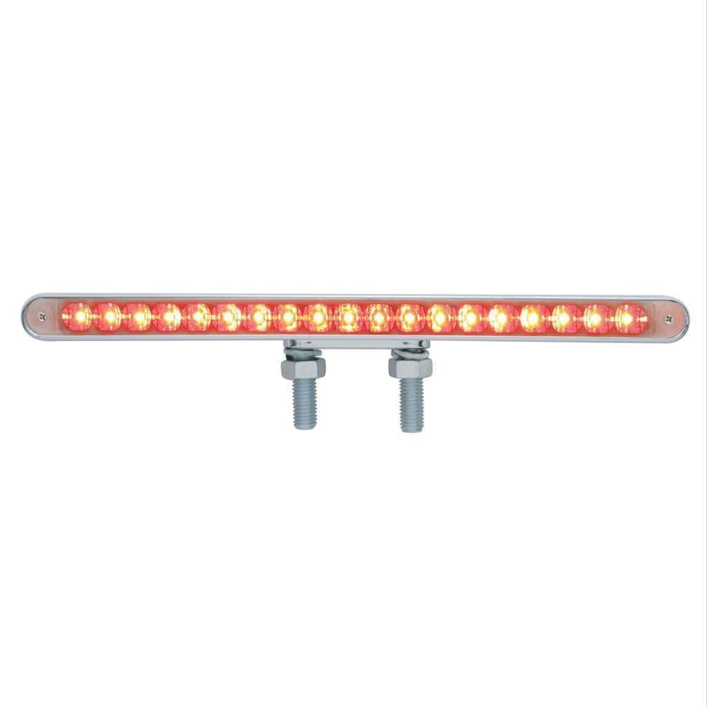 38 Led 12&Quot; Reflector Double Face Light Bar-Amber/Red Led 6 38 LED 12" Reflector Double Face Light Bar-Amber/Red LED
