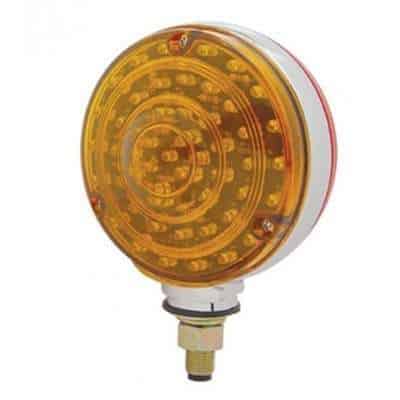 88 Led Single Stud Double Face Turn Signal Light-Amber/Red Led 8 88 LED Single Stud Double Face Turn Signal Light-Amber/Red LED
