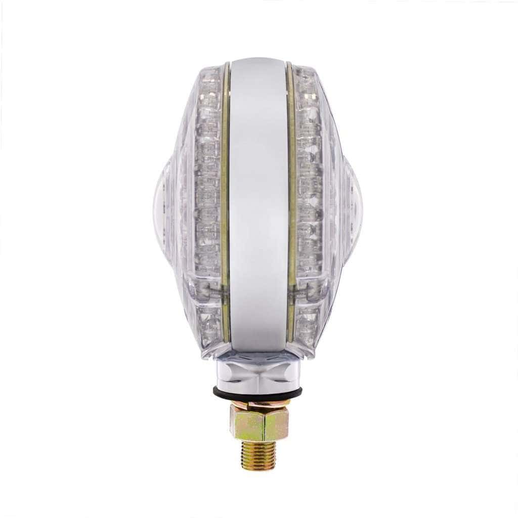 88 Led Single Stud Double Face Turn Signal Light-Amber/Red Led 7 88 LED Single Stud Double Face Turn Signal Light-Amber/Red LED
