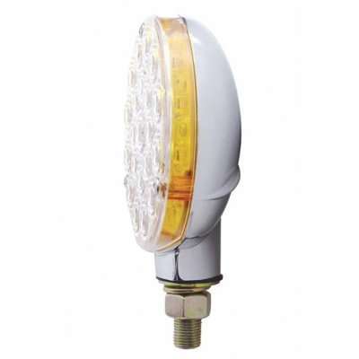 21 Led Single Face Turn Signal Light - Amber Led/Clear Lens 4 21 LED Single Face Turn Signal Light - Amber LED/Clear Lens