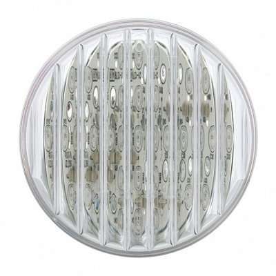 13 LED 2-1/2" Round Clearance/Marker Light-Red LED/Clear Lens