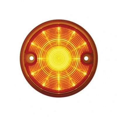 15 LED 3" Series 1 Light Only For Double Face Light Housing - Amber LED/Amber Lens