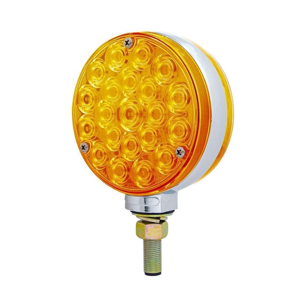 42 Led Double Face Turn Signal Light - Amber Led/Amber Lens 1 42 LED Double Face Turn Signal Light - Amber LED/Amber Lens