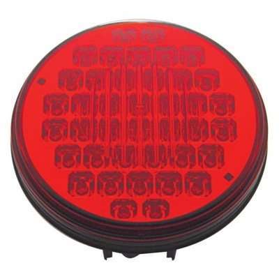 40 Led 4&Quot; Round Stop-Turn-Tail Light – Red Led/Red Lens 3 40 LED 4" Round Stop-Turn-Tail Light – Red LED/Red Lens