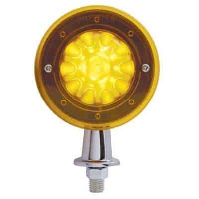 13 LED 1-1/8" Arm Watermelon Honda Light Kit - Amber LED/Amber Lens