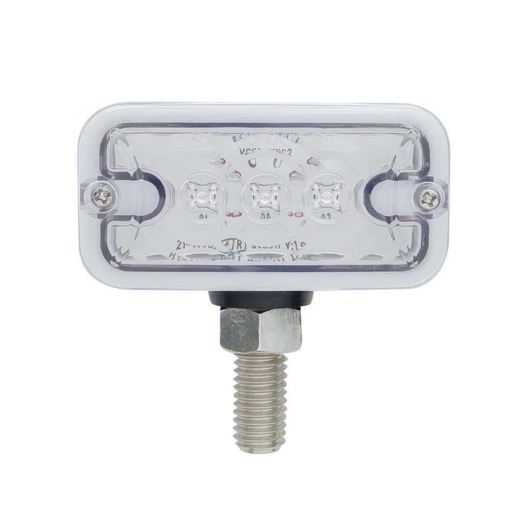 6 LED Double Face Light-Amber/Red LED-T-Mount