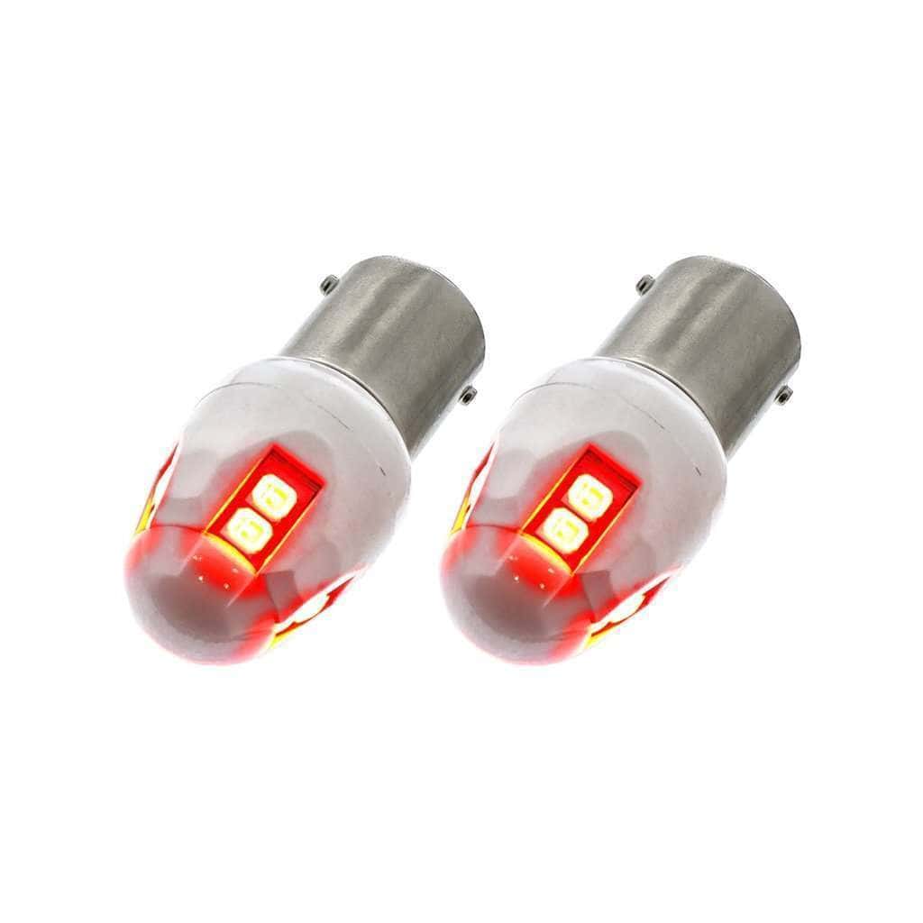 High Power 8 LED 1156 Type Bulb (Pair)-Red
