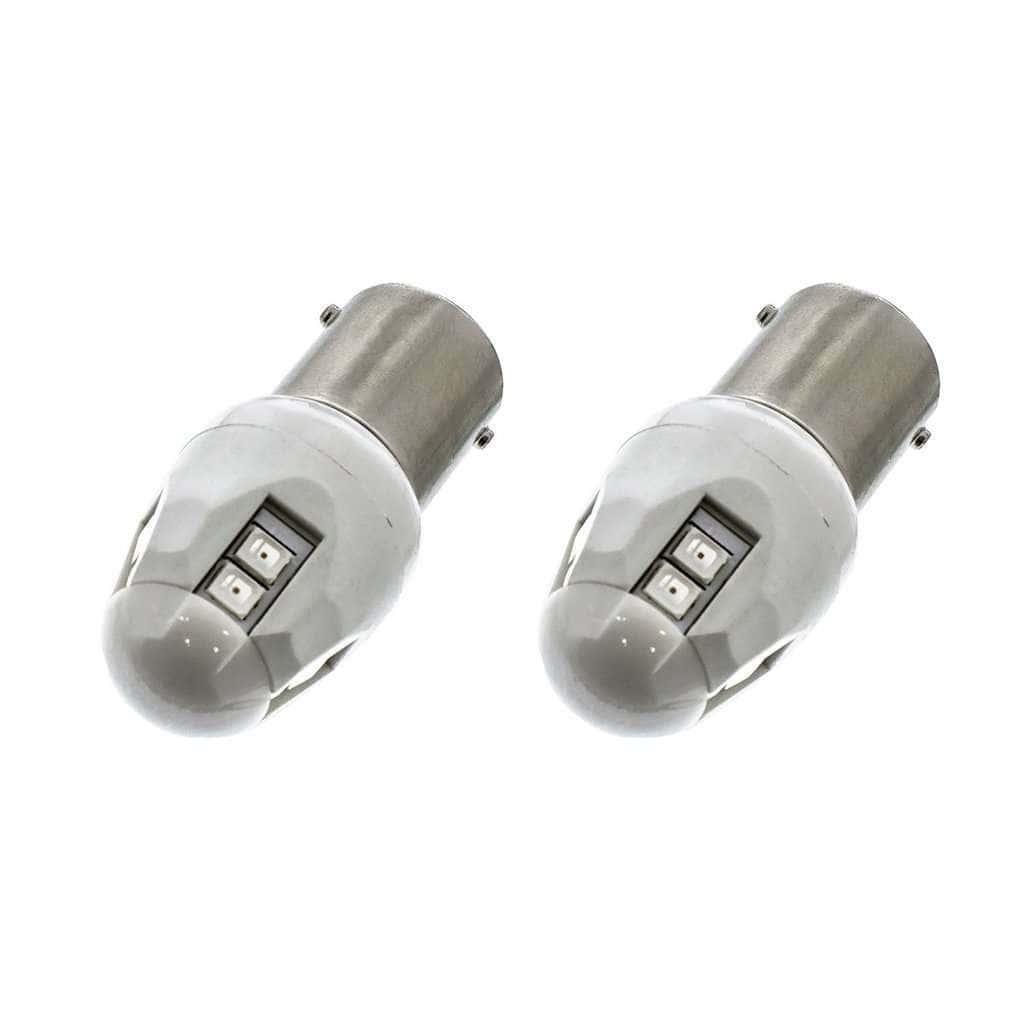 High Power 8 LED 1156 Type Bulb (Pair)-Amber