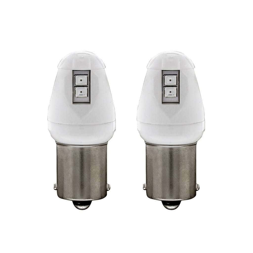High Power 8 Led 1156 Type Bulb (Pair)-Amber (Flawed) 4 High Power 8 LED 1156 Type Bulb (Pair)-Amber