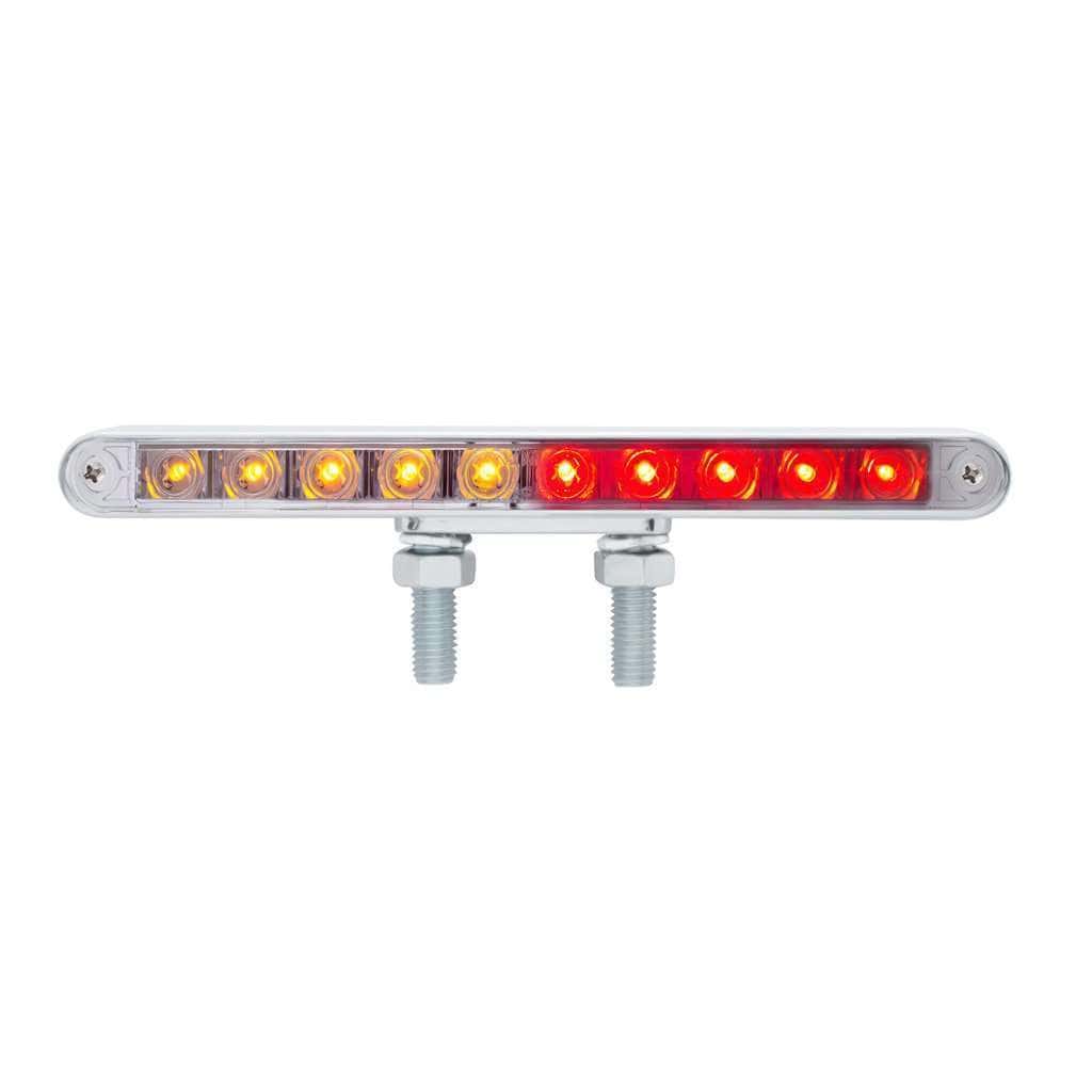 20 Led 9&Quot; Double Face Light Bar-Amber/Red Led 7 20 LED 9" Double Face Light Bar-Amber/Red LED