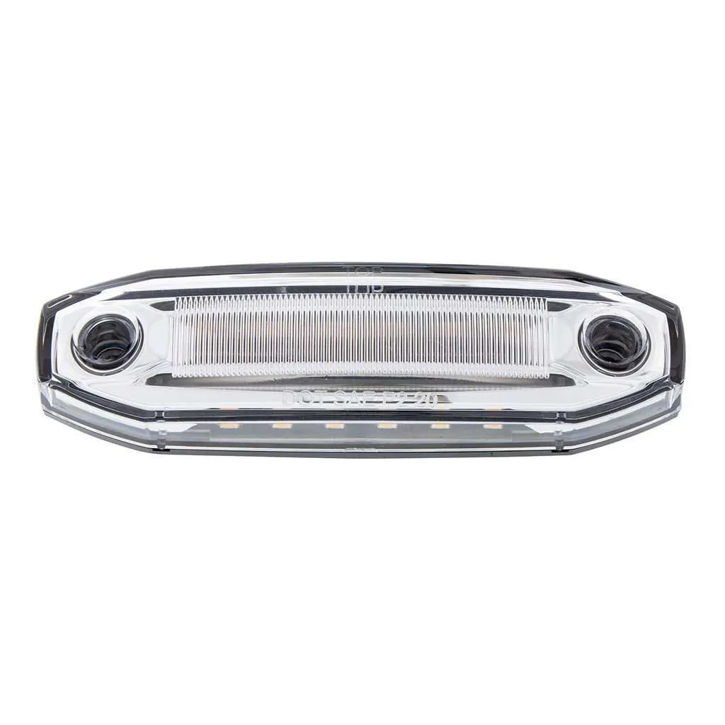 6 Amber LED Clearance/Marker Light with 6 Amber LED Side Ditch Light