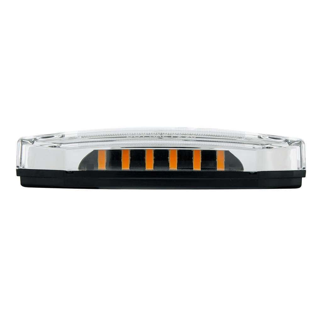 6 Amber Led Clearance/Marker Light With 6 Amber Led Side Ditch Light 6 6 Amber LED Clearance/Marker Light with 6 Amber LED Side Ditch Light