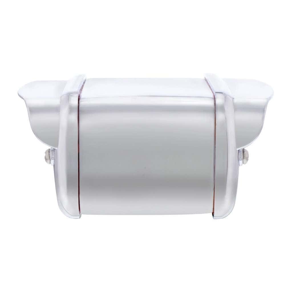 6 Led Single Function Double Face Light W/Visor - Horizontal Mount - Amber &Amp; Red Led 7 6 LED Single Function Double Face Light W/Visor - Horizontal Mount - Amber & Red LED