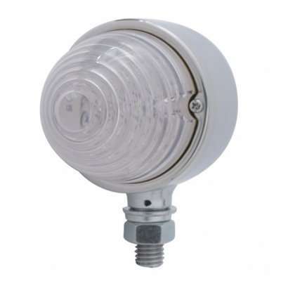 17 LED Beehive Single Face Light-Amber LED/Clear Lens
