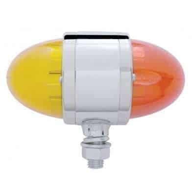 17 LED Dual Function Reflector Double Face Light – Amber & Red