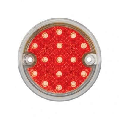 30 Led 3&Quot; Dual Function Reflector Double Face Light Kit Amber/Red Led 8 30 LED 3" Dual Function Reflector Double Face Light Kit