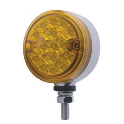 15 LED 3" Reflector Single Face Light – Amber LED / Amber Lens