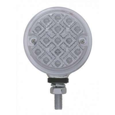 15 Led 3&Quot; Reflector Single Face Light – Red Led / Clear Lens 2 15 LED 3" Reflector Single Face Light – Red LED / Clear Lens