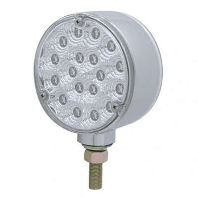 36 LED Reflector Double Face Turn Signal Light – Amber & Red LED / Clear Lens