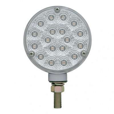 36 LED Reflector Double Face Turn Signal Light – Amber & Red LED / Clear Lens
