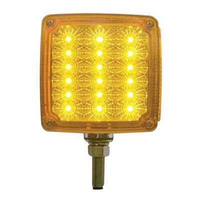 39 LED Reflector Double Face Turn Signal Light – Amber & Red LED / Amber & Red Lens