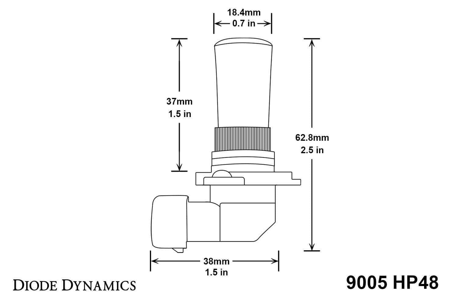 Diode Dynamics 9005 Hp48 Led Bulbs 5 Diode Dynamics 9005 HP48 LED Bulbs