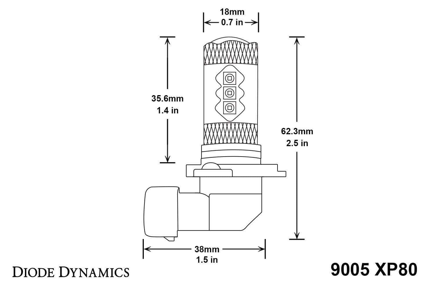 Diode Dynamics 9005 Xp80 Led Bulbs 5 Diode Dynamics 9005 XP80 LED Bulbs