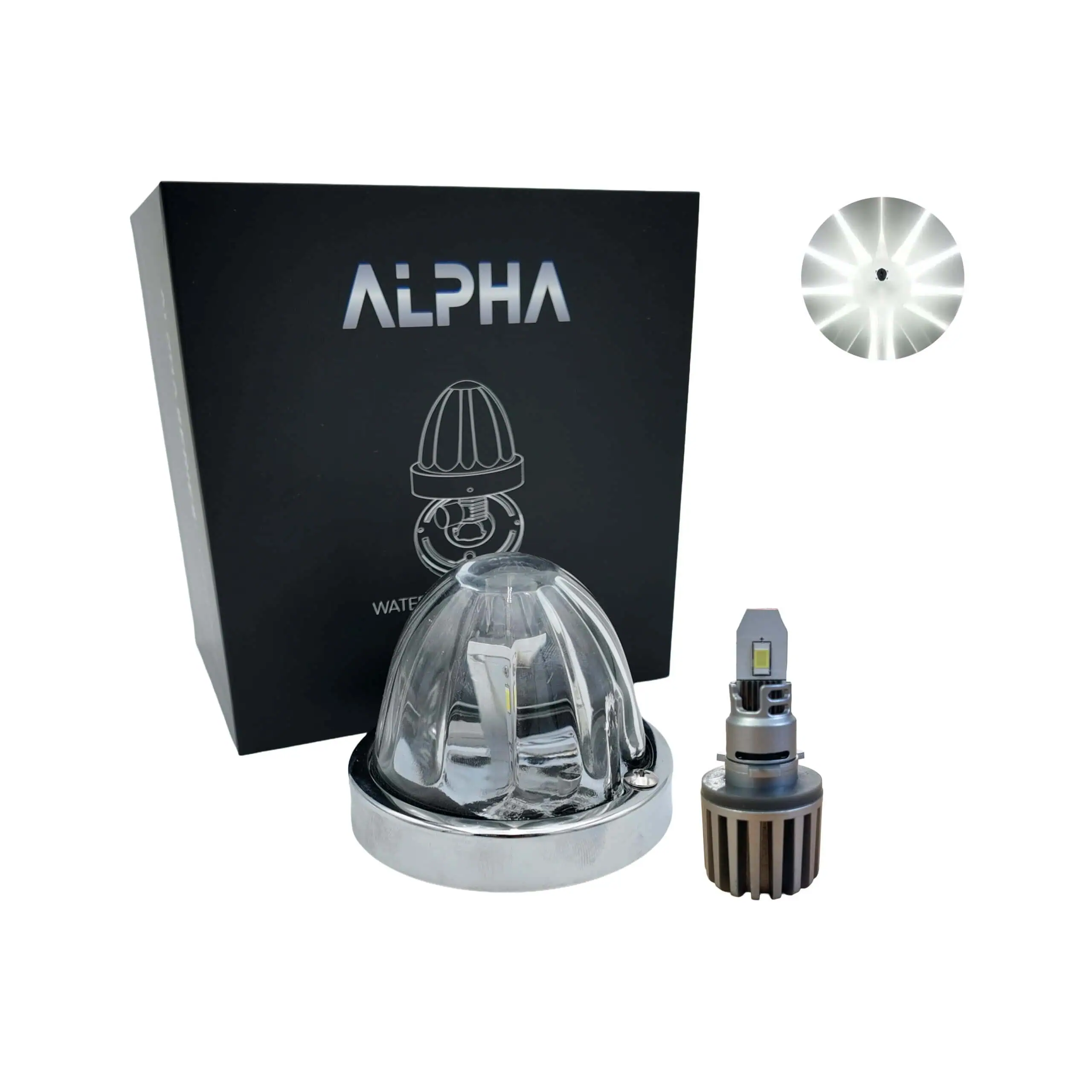 Glass Is Class Gen 2 35 Glass is Class Gen 2 Clear Lens / White LED Watermelon Light – Crisp White Marker & Signal