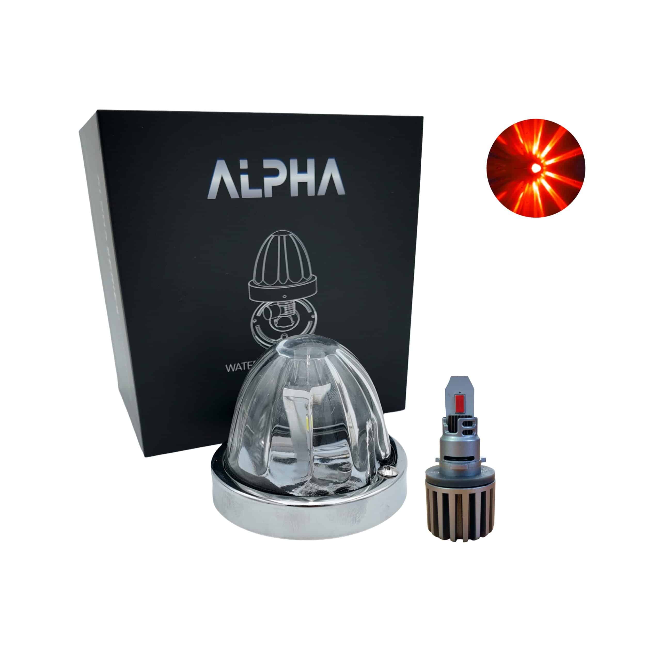 Glass Is Class Gen 2 37 Glass is Class Gen 2 Clear Lens / Red LED Watermelon Light – Dual‑Function Marker & Signal