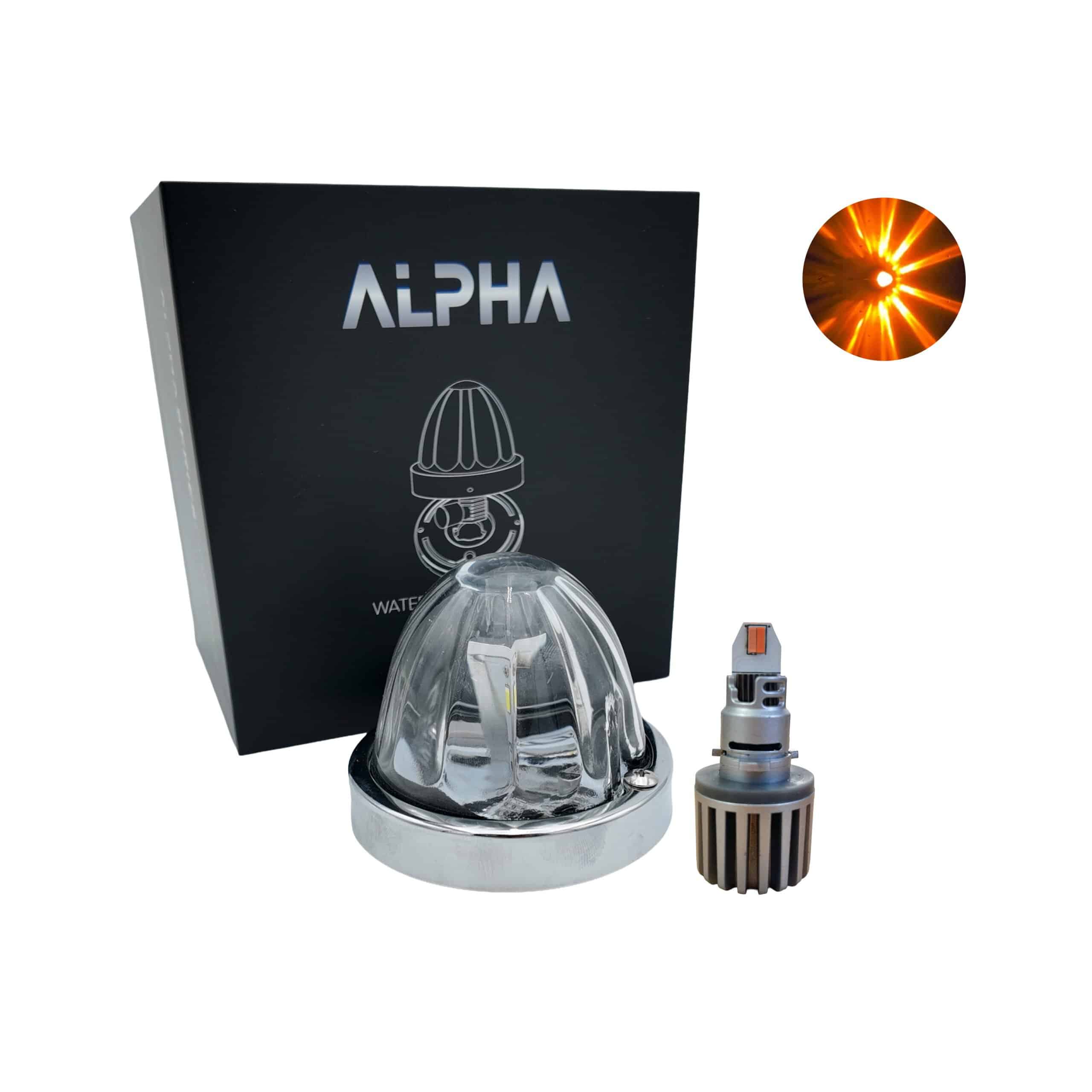 Glass Is Class Gen 2 33 Glass is Class Gen 2 Clear Lens / Amber LED Watermelon Light – Dual‑Function Marker & Signal