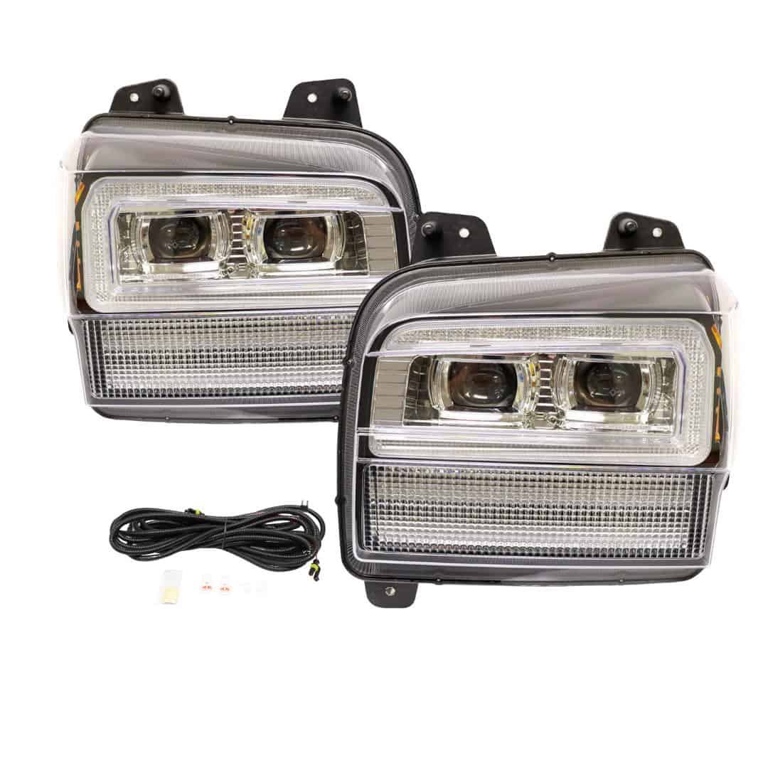 Home 45 Kenworth W990 LED Headlights (2018-2025) – Alpha Series Lighting