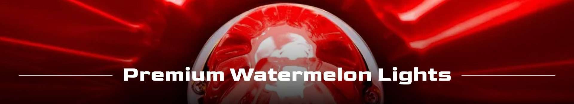 Watermelon lights for semi trucks – glass and LED full-size marker lights