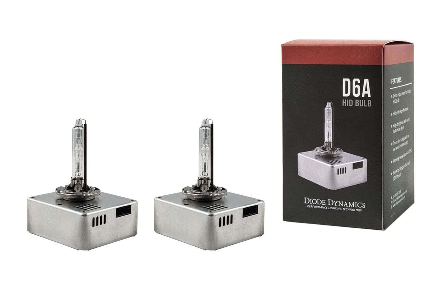 Diode Dynamics Replacement D6A Hid Bulbs (Pair) 4 Diode Dynamics Replacement D6A HID Bulbs (pair)