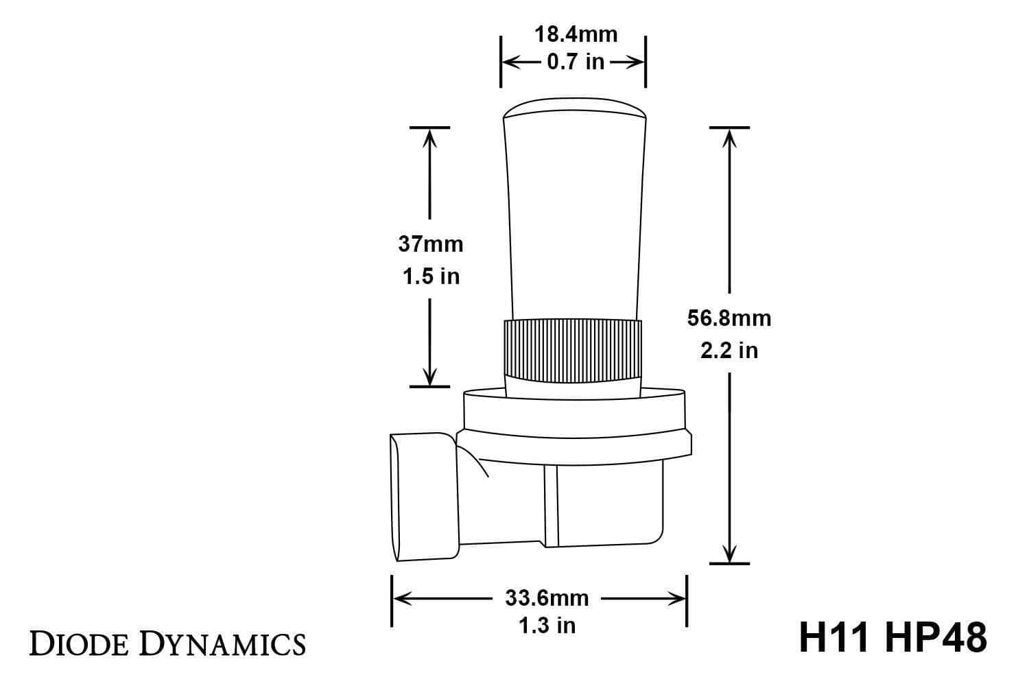 Diode Dynamics H11 Hp48 Led Bulbs 5 Diode Dynamics H11 HP48 LED Bulbs