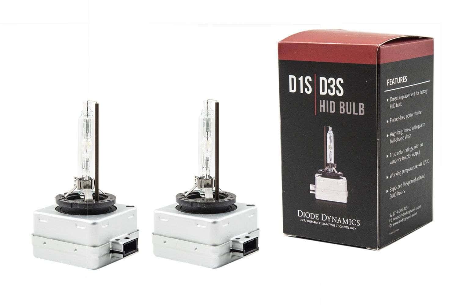 Diode Dynamics Replacement D3S Hid Bulbs (Pair) 4 Diode Dynamics Replacement D3S HID Bulbs (pair)