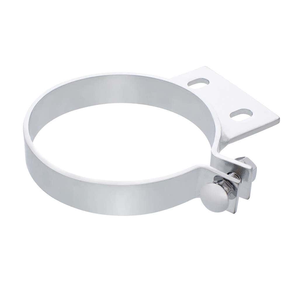 6" Chrome Exhaust Clamp For Peterbilt