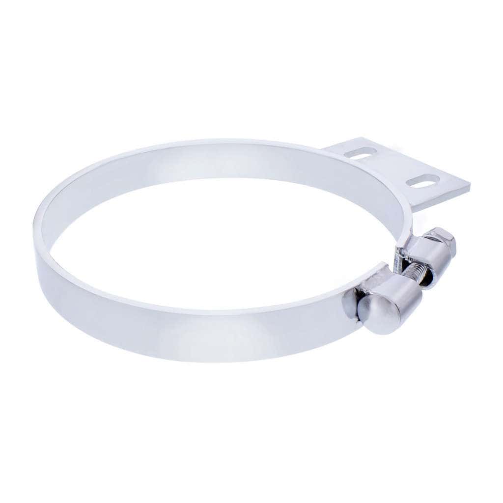 7" Chrome Cab Exhaust Clamp For Peterbilt