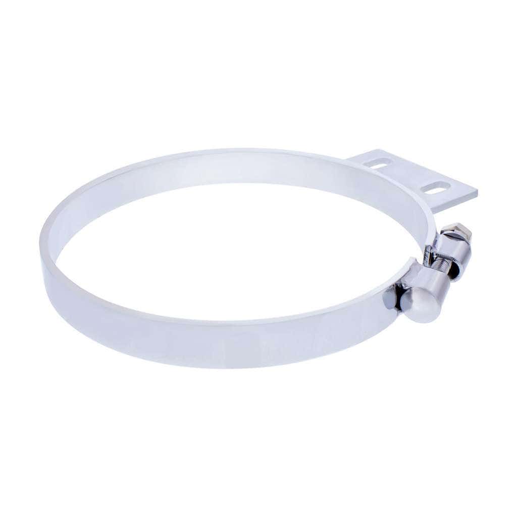 8" Chrome Cab Exhaust Clamp For Peterbilt