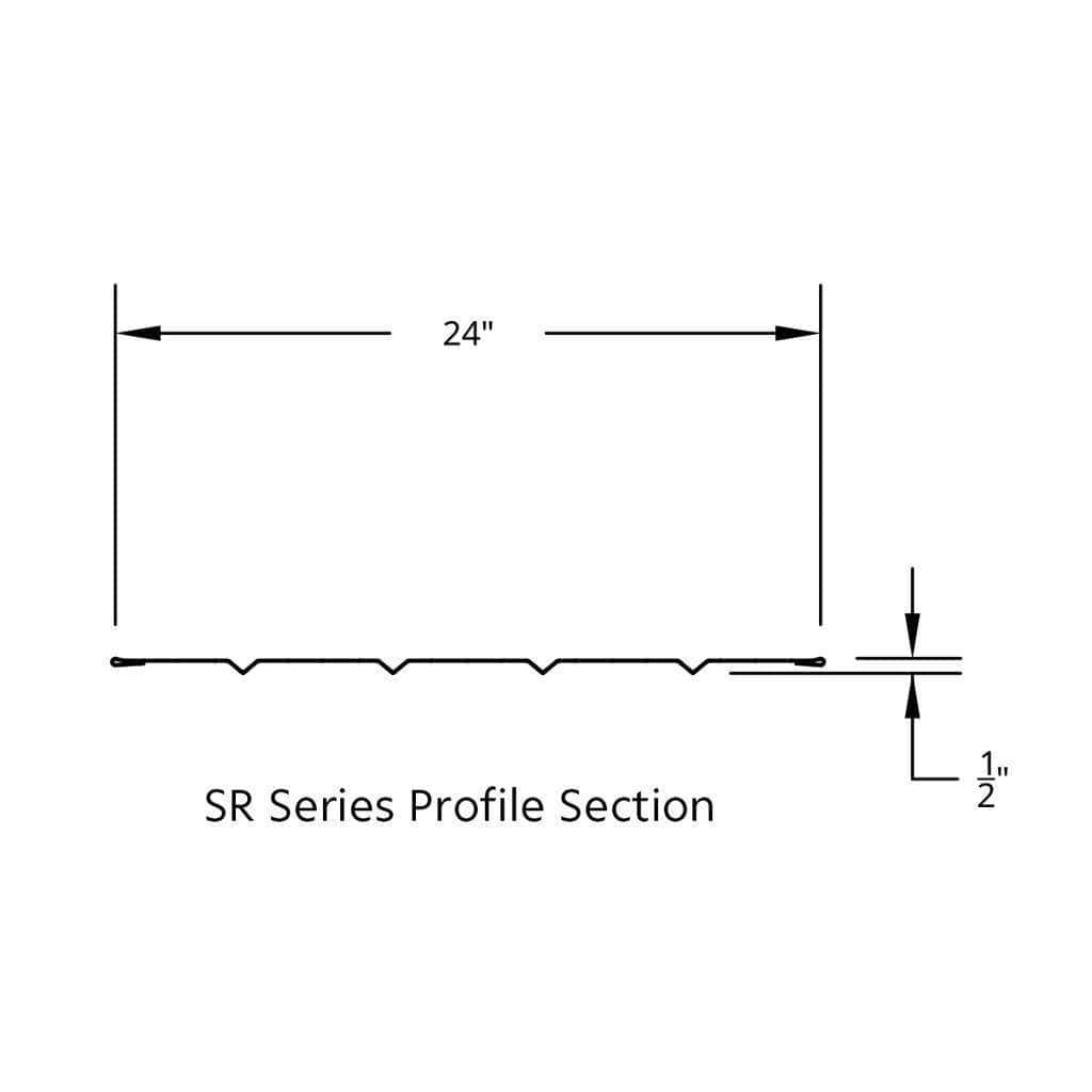 430 Stainless Steel Beaded Edge Ribbed Full Fender - Sr Series 9 126" 430 Stainless Steel (18ga) Beaded Edge Ribbed Full Fender 54" Spread - SR Series (Pair)