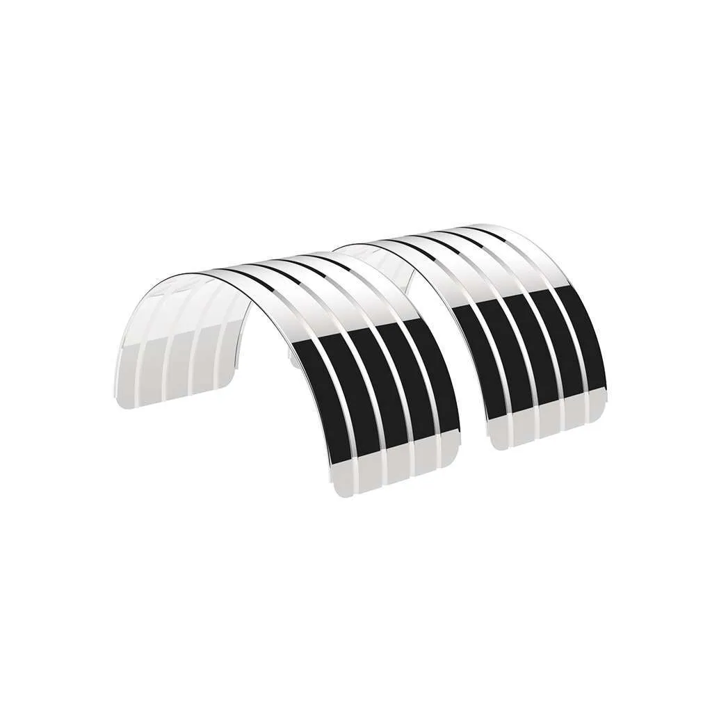 80" 430 Stainless Steel (18ga) Single Axle Fender - SR Series (Pair)