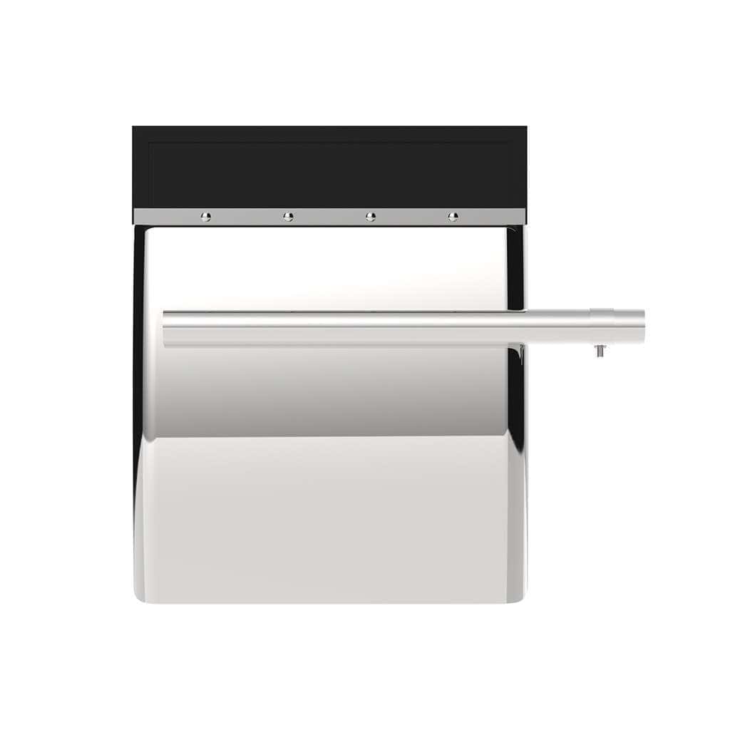 24&Quot; X 27&Quot; 430 Stainless Quarter Fender With Tube Bracket Set (Pair) 3 430 Stainless Quarter Fender With Tube Bracket Set (Pair)