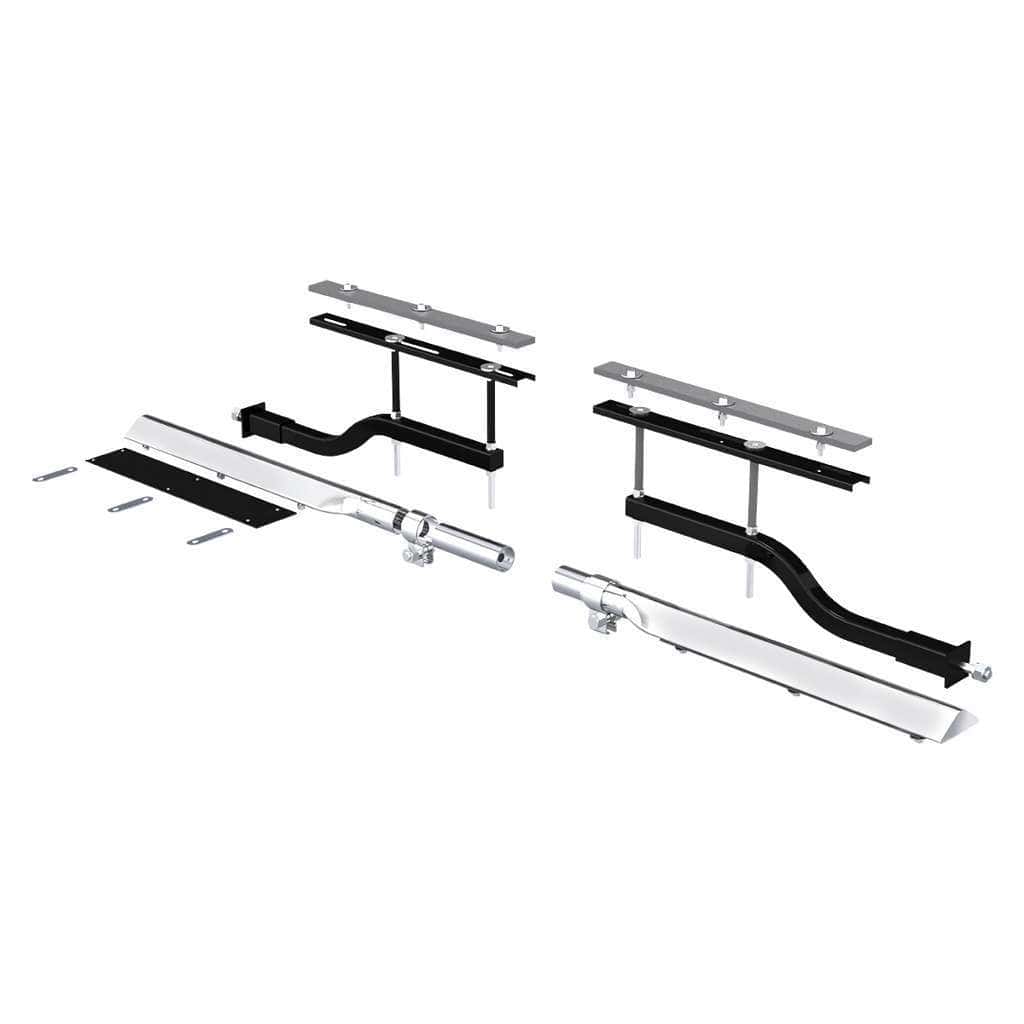 29" 430 Stainless Steel Universal Standard Duty Half Fender Mounting Arm Kit (Pair)